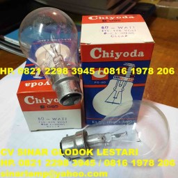 Lampu Chiyoda Pijar Clear B22 110V 60W